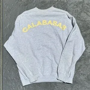 Yeezy Shirts Yeezy Season Grey Calabasas Crest Crewneck Size